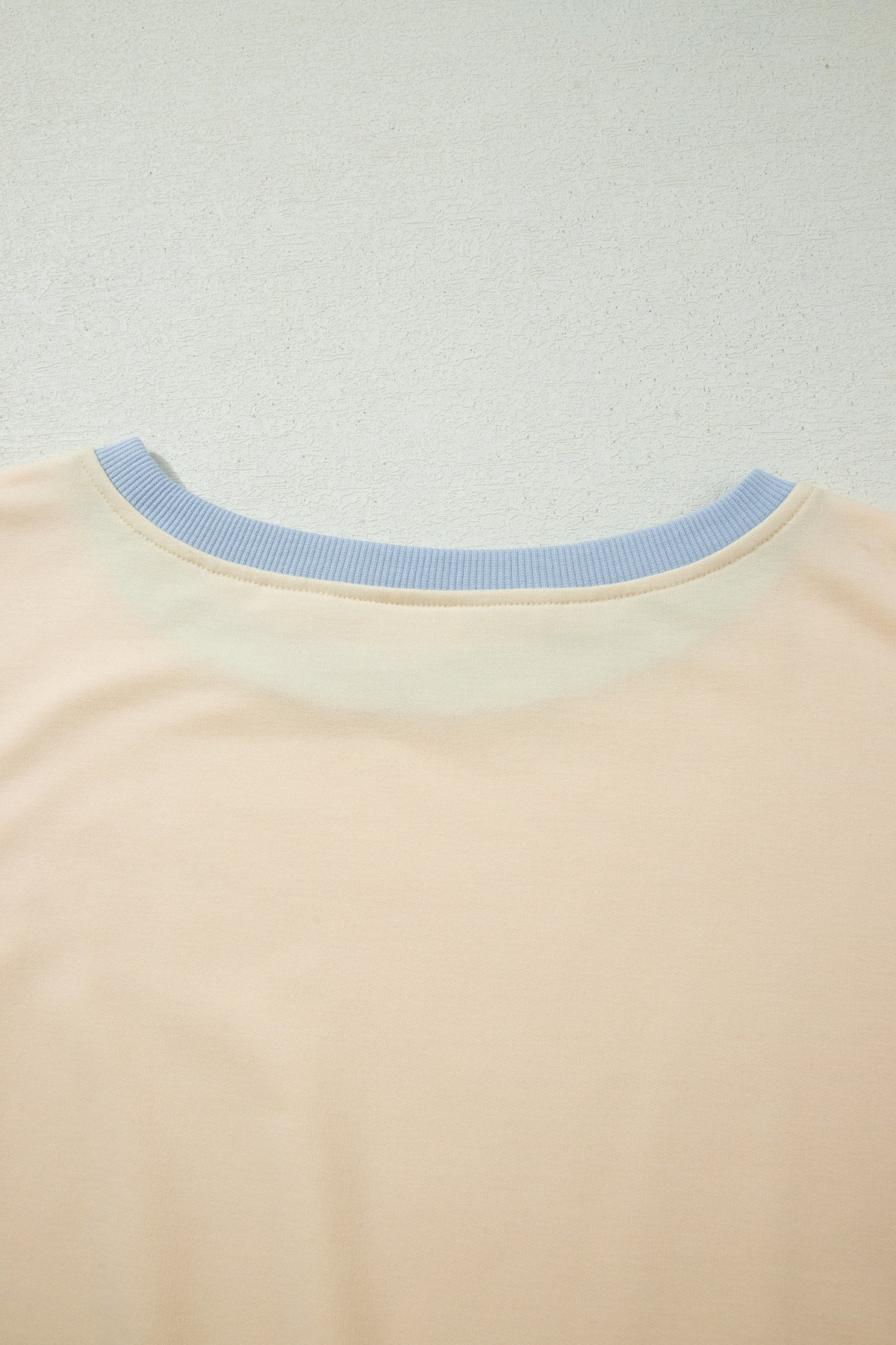 Turquoise Colorblock Edge Drop Shoulder T Shirt and Skort 2Pcs Set