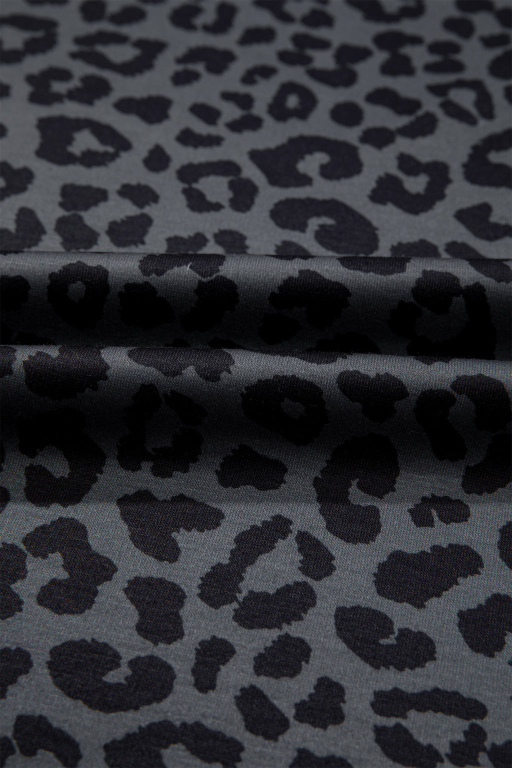 Pink Leopard Print Varsity Striped Detail 3/4 Sleeve Top Shift Pant Set