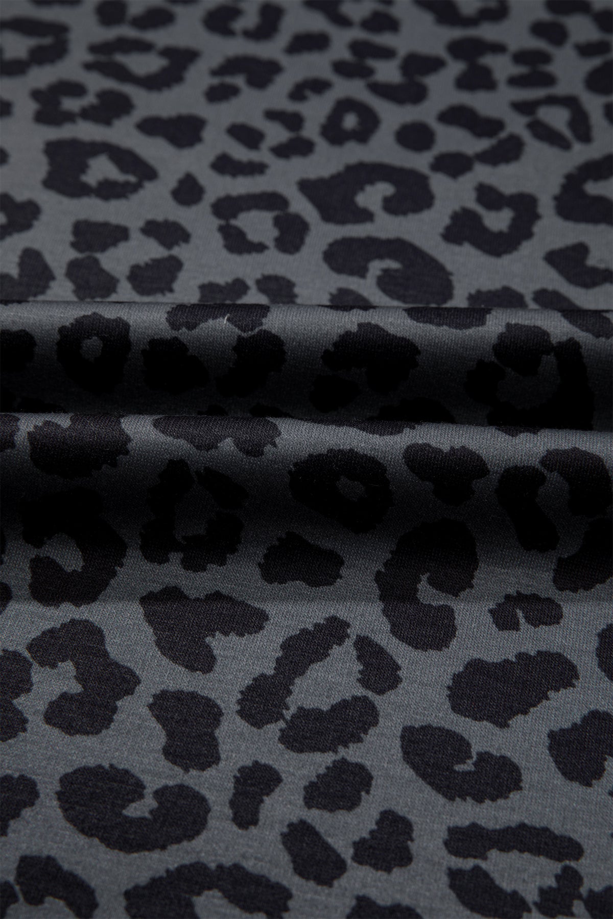 Pink Leopard Print Varsity Striped Detail 3/4 Sleeve Top Shift Pant Set