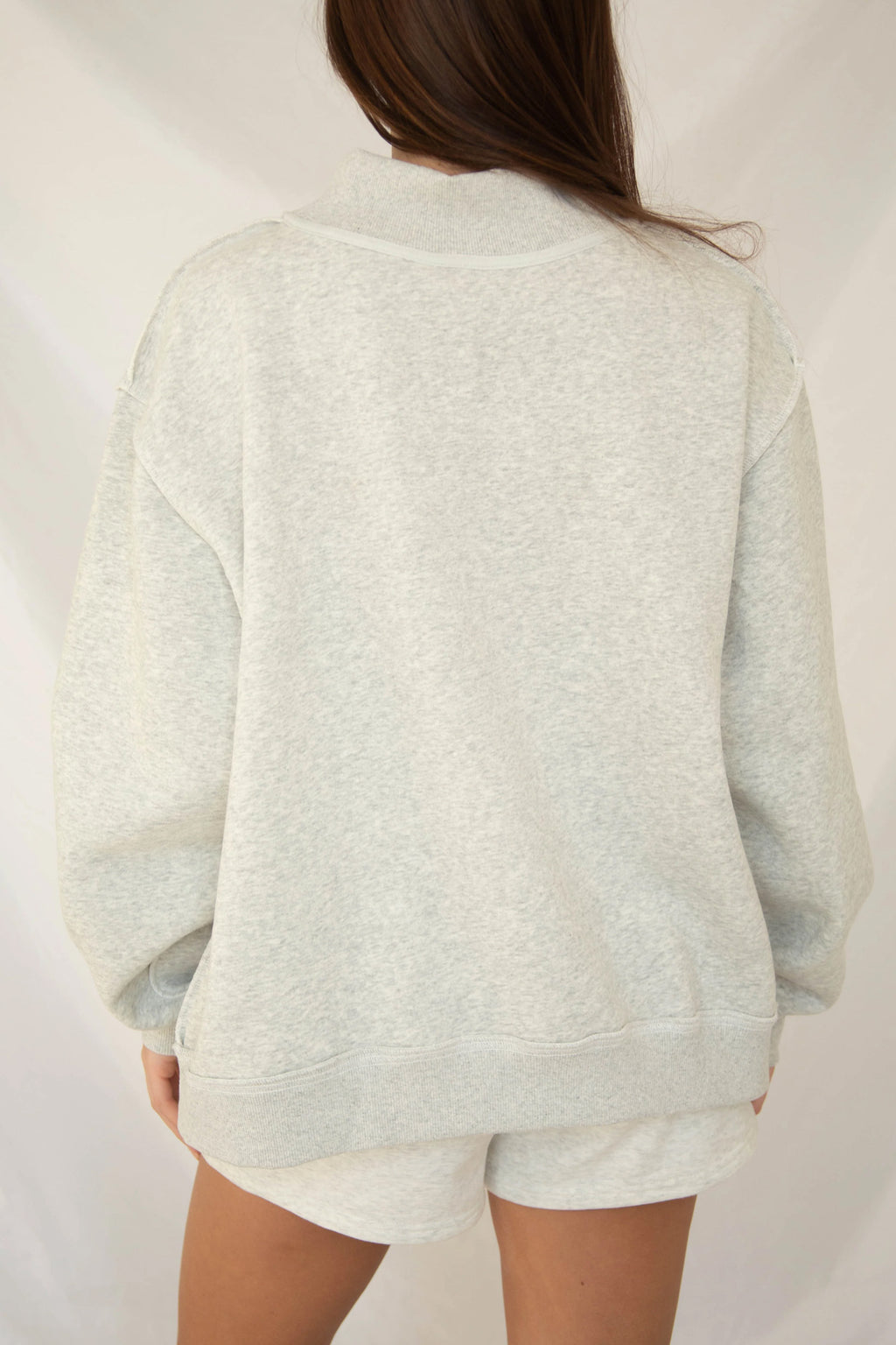 Jesus High Neck Polka Dot Slogan Printed Baggy Sweatshirt