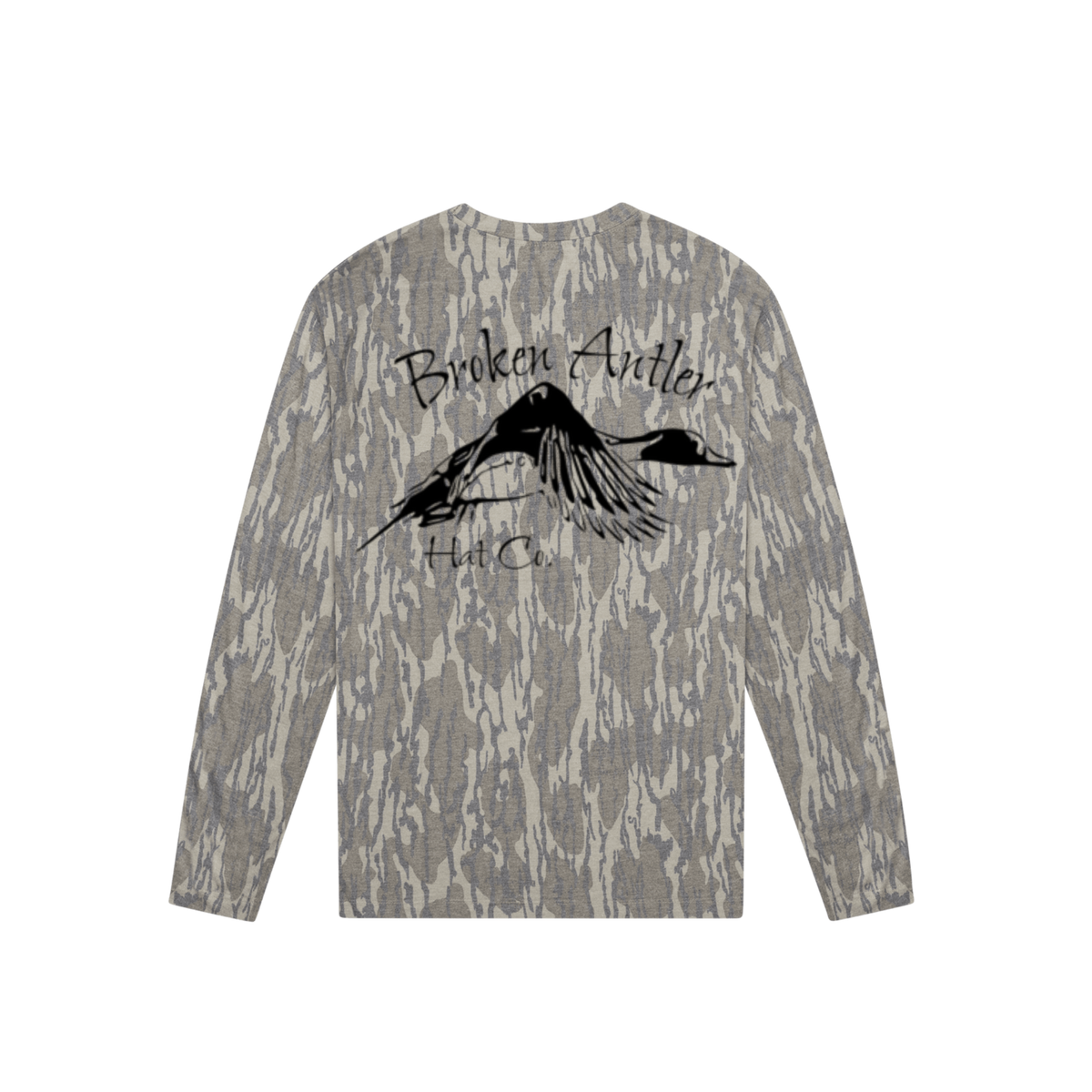 Broken Antler Hat Co.-The Pintail Long Sleeve Shirt Camo / Black