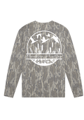 Broken Antler Hat Co.- Cattails Long Sleeve Shirt Camo/white